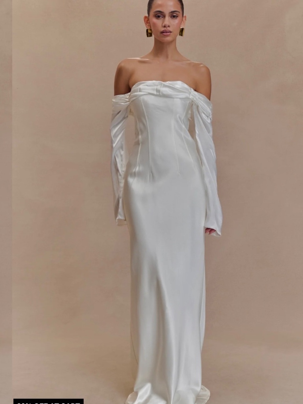 MESHKI Giselle Off Shoulder Dress – White | NWT 🤍